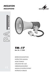 Monacor TM-17 Manual De Instrucciones