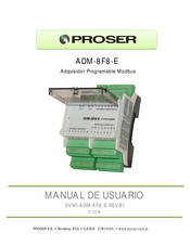 PROSER ADM-8F8-E Manual De Usuario