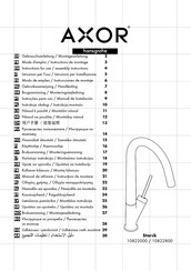 Axor Starck 10822800 Instrucciones De Montaje