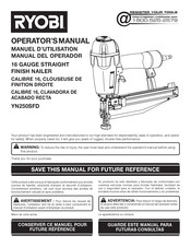 Ryobi YN250SFD Manual Del Operador