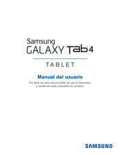 Samsung Galaxy Tab 4 8.0 Manual Del Usuario