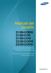 Samsung S19B420BW Manual Del Usuario