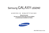 Samsung Galaxy Legend Manual Del Usuario