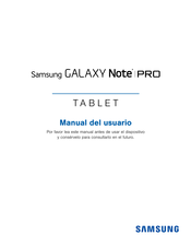 Samsung Galaxy Note Pro Manual Del Usuario