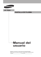 Samsung HP-T5044 Manual Del Usuario