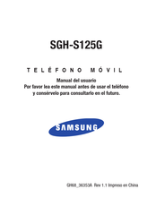 Samsung SGH-S125G Manual Del Usuario