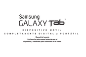 Samsung Galaxy Tab Manual Del Usuario