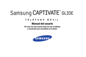 Samsung AT&T Captivate Glide Manual Del Usuario