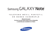 Samsung GALAXY Note Manual Del Usuario