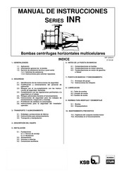 KSB INR Serie Manual De Instrucciones