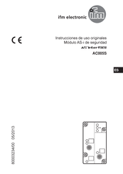 IFM Electronic ASInterface AC005S Instrucciones De Uso