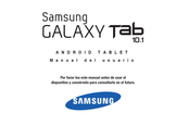 Samsung Galaxy tab 10.1 Manual Del Usuario