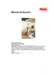 HAKO Scrubmaster E 10 Manual De Servicio