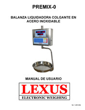 Lexus Electronic Weighing PREMIX-0 Manual De Usuario