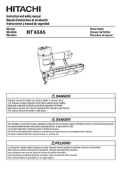 Hitachi MT 65A5 Instrucciones Y Manual De Seguridad