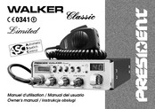 PRESIDENT WALKER Classic Manual Del Usuario