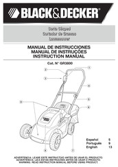 BLACK&DECKER GR3800 Manual De Instrucciones