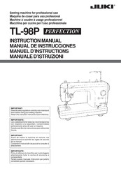 JUKI TL-98P PERFECTION Manual De Instrucciones