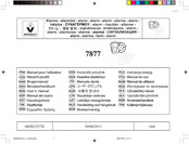 Renault 7877 Manual De Uso