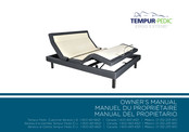 TEMPUR-PEDIC ERGO Manual Del Propietário