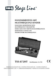 IMG STAGE LINE TXS-872HT Manual De Instrucciones