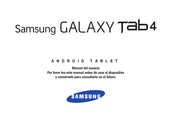 Samsung Galaxy Tab 4 8.0 Manual Del Usuario