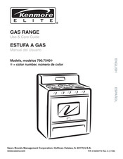 KENMORE ELITE 790.7540 Serie Manual Del Usuario