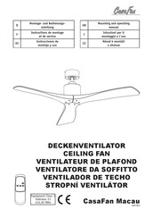 CasaFan Macau Instrucciones De Montaje Y Uso