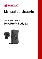 Transcend DrivePro Body 52 Manual De Usuario