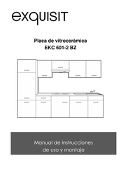 Exquisit EKC 601-2 BZ Manual De Instrucciones De Uso Y Montaje