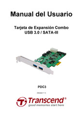 Transcend PDC3 Manual Del Usuario