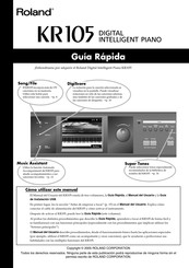 Roland KR105 Guía Rápida