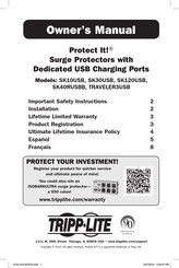 Tripp-Lite Protect It! TRAVELER3USB Manual Del Propietário