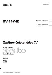 Sony Trinitron KV-14V4E Manual De Instrucciones