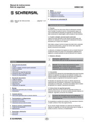 Schmersal SRB031MC Manual De Instrucciones