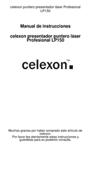 Celexon LP150 Manual De Instrucciones