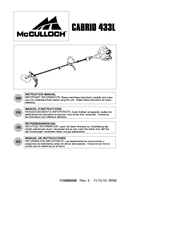 McCulloch CABRIO 433L Manual De Instrucciones