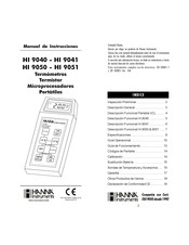 Hanna Instruments HI 9041 Manual De Instrucciones