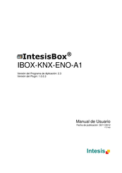 Intesis IntesisBox IBOX-KNX-ENO-A1 Manual De Usuario