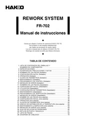 Hakko FR-702 Manual De Instrucciones