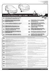 ECS Electronics RF-031-BH Instrucciones De Montaje