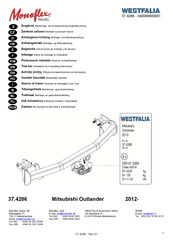 Monoflex Nordic WEGTFALIA 37.4286 Instrucciones De Montaje Y De Servicio