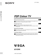 Sony Wega KE-P37M1 Manual De Instrucciones