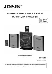 Jensen JiMS-285 Manual Del Propietário