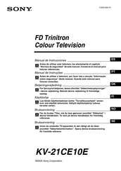 Sony KV-21CE10E Manual De Instrucciones