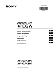 Sony Grand Wega KF-42SX200 Manual De Instrucciones