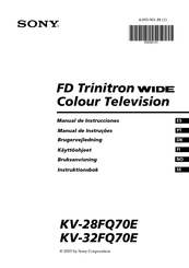 Sony KV-32FQ70E Manual De Instrucciones