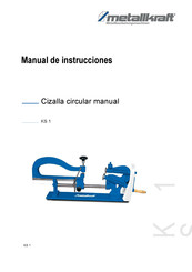 Metallkraft KS 1 Manual De Instrucciones