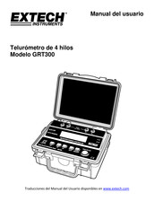 Extech Instruments GRT300 Manual Del Usuario