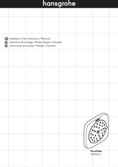 Hansgrohe PuraVida 28430 1 Serie Instrucciones De Montaje